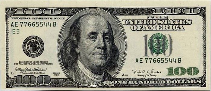 Benjamin Franklin - $100