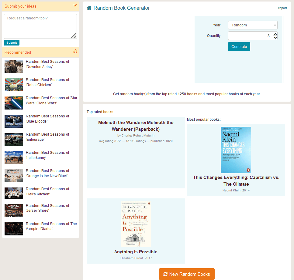 random book generator